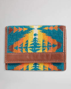 TRIFOLD WALLET IN TURQUOISE SUMMIT PEAK image number 1