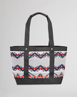 ALTERNATE VIEW OF TECOPA HILLS ZIP TOTE IN GREY image number 3