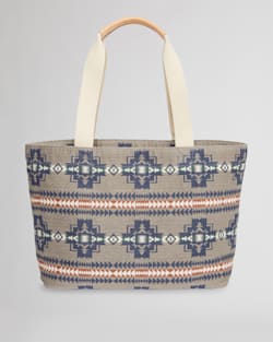 ALTERNATE VIEW OF COTTON JACQUARD TOTE IN TAUPE CHIEF JOSEPH image number 2