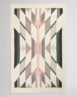 ALTERNATE VIEW OF WYETH TRAIL FEATHERWEIGHT WOOL SCARF IN SAND image number 2