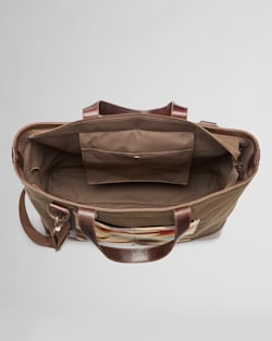 ALTERNATE VIEW OF WYETH TRAIL AFTERNOON TOTE IN BEIGE image number 3