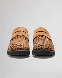 ALTERNATE VIEW OF COLE HAAN X PENDLETON WOMEN'S GENEVA PENNY LOAFERS IN ACADIA PLAID image number 2