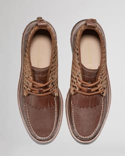 ALTERNATE VIEW OF COLE HAAN X PENDLETON MEN'S AMERICAN CLASSICS CHUKKAS IN ACADIA PLAID image number 4