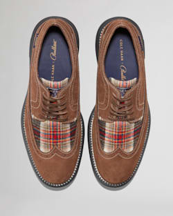 COLE HAAN X PENDLETON MEN'S ORIGINAL GRAND LONGWING OXFORDS
