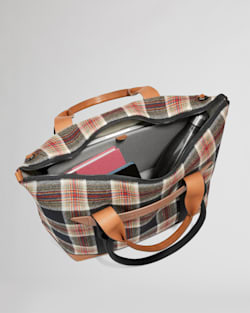 ALTERNATE VIEW OF COLE HAAN X PENDLETON LUX TOTE IN ACADIA PLAID image number 2