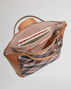 ALTERNATE VIEW OF COLE HAAN X PENDLETON GRAND AMBITION BACKPACK IN ACADIA PLAID image number 4