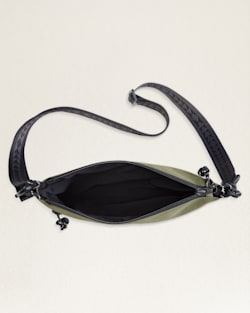 ALTERNATE VIEW OF CARICO LAKE SACOCHE CROSSBODY IN OLIVE image number 3