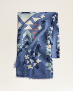 OPAL SPRINGS FEATHERWEIGHT WOOL SCARF IN DENIM image number 1