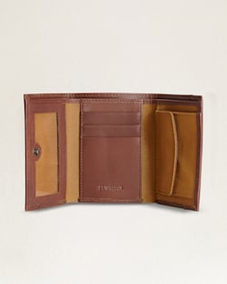 ALTERNATE VIEW OF TRIFOLD WALLET IN TURQUOISE ALTO MESA image number 3