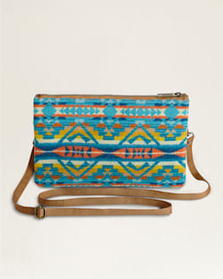 ALTERNATE VIEW OF LARGE THREE POCKET KEEPER IN TURQUOISE ALTO MESA image number 2