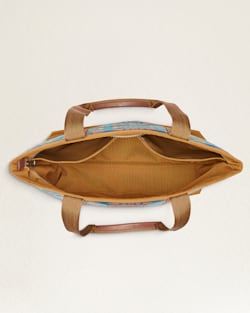 ALTERNATE VIEW OF ZIP TOTE IN TURQUOISE ALTO MESA image number 3