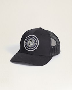 LIMITED EDITION HARDING PATCH TRUCKER HAT IN BLACK image number 1