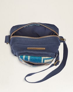 ALTERNATE VIEW OF LIMITED EDITION HARDING CROSSBODY SATCHEL IN ROYAL BLUE image number 3