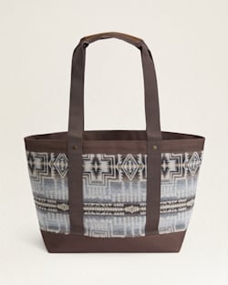 ALTERNATE VIEW OF HARDING STAR ZIP TOTE IN GREY MIX image number 2