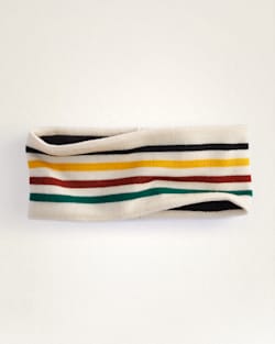 MERINO KNIT FLEECE-LINED HEADBAND IN GLACIER STRIPE image number 1