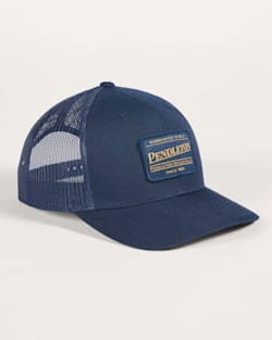 ALTERNATE VIEW OF CLASSIC PATCH TRUCKER HAT IN NAVY image number 1
