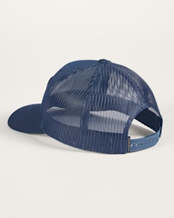 ALTERNATE VIEW OF CLASSIC PATCH TRUCKER HAT IN NAVY image number 2