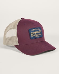 CLASSIC PATCH TRUCKER HAT IN MAROON image number 1