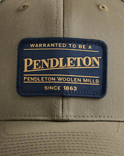 ALTERNATE VIEW OF CLASSIC PATCH TRUCKER HAT IN LODEN image number 2