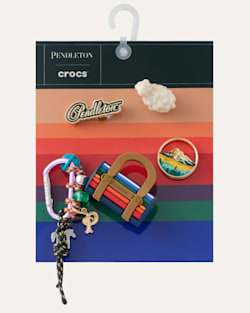 CROCS X PENDLETON 5 PACK JIBBITZ  IN MULTI image number 1