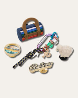 ALTERNATE VIEW OF CROCS X PENDLETON 5 PACK JIBBITZ  IN MULTI image number 3