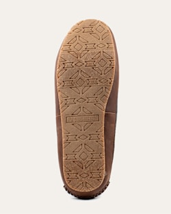 ALTERNATE VIEW OF MEN'S WOOL MOC SLIPPERS IN CHARCOAL image number 2