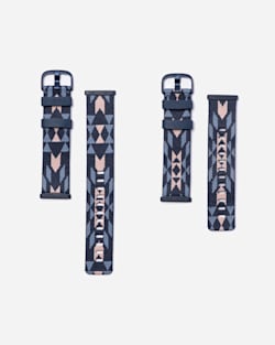 PENDLETON FOR FITBIT WOVEN BAND IN BLUE/PINK BASKET MAKER image number 1