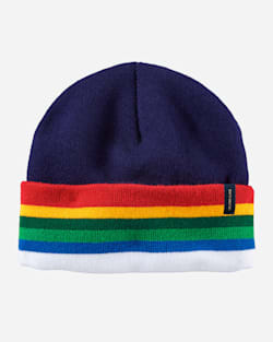 NATIONAL PARK STRIPE BEANIE IN CRATER LAKE NAVY image number 1