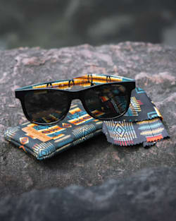ALTERNATE VIEW OF SHWOOD X PENDLETON GABE POLARIZED SUNGLASSES IN BLACK/CHIEF JOSEPH image number 5