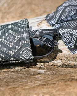 ALTERNATE VIEW OF SHWOOD X PENDLETON GABE POLARIZED SUNGLASSES IN GREY CRYSTAL/BLACK OXBOW image number 4