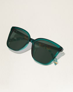 ALTERNATE VIEW OF SHWOOD X PENDLETON RYLAHN POLARIZED SUNGLASSES IN TEAL CRYSTAL/NEHALEM image number 1