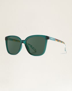 ALTERNATE VIEW OF SHWOOD X PENDLETON RYLAHN POLARIZED SUNGLASSES IN TEAL CRYSTAL/NEHALEM image number 4