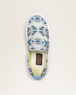 ALTERNATE VIEW OF WOMEN'S SLIP-ON SHOES IN GREY/GREEN CARICO LAKE image number 3