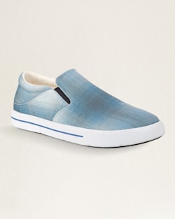 MEN'S ROUND TOE SLIP-ON SHOES IN TURQUOISE OMBRE image number 1