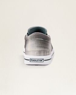 ALTERNATE VIEW OF MEN'S ROUND TOE SLIP-ON SHOES IN BLACK OMBRE image number 2