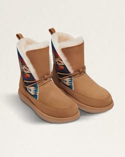 WOMEN'S TIE-BACK BOOTS IN CHESTNUT TUCSON image number 1