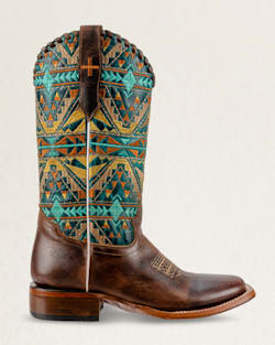 ALTERNATE VIEW OF MEN'S JACKSON WESTERN BOOTS IN BROWN/TURQUOISE image number 5