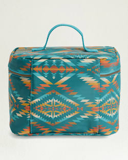 ALTERNATE VIEW OF SUMMERLAND BRIGHT CANOPY CANVAS SOFT COOLER IN TURQUOISE image number 2