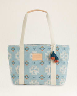 SAN MARINO COTTON EVERYDAY TOTE IN LIGHT BLUE image number 1