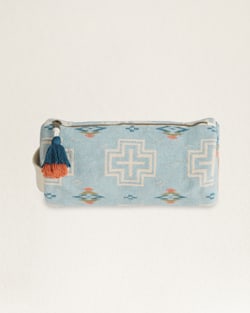 SAN MARINO COTTON COSMETIC BAG IN LIGHT BLUE image number 1