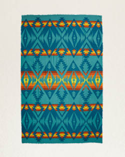 ALTERNATE VIEW OF PASCO BRIGHT FEATHERWEIGHT WOOL SCARF IN TURQUOISE image number 2