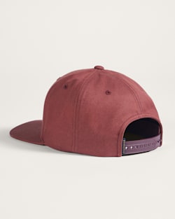 ALTERNATE VIEW OF LOGO FLAT BRIM HAT IN MAROON image number 2