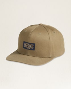LOGO FLAT BRIM HAT IN LODEN image number 1