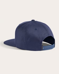 ALTERNATE VIEW OF LOGO FLAT BRIM HAT IN NAVY image number 2