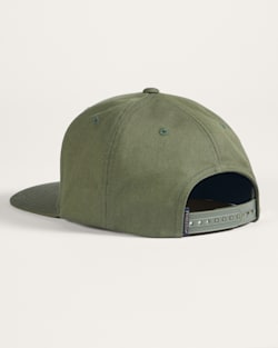 ALTERNATE VIEW OF LOGO FLAT BRIM HAT IN ARMY GREEN image number 2