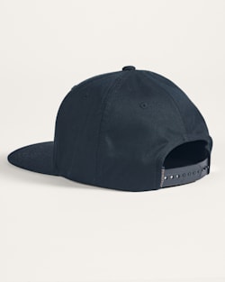 ALTERNATE VIEW OF LOGO FLAT BRIM HAT IN BLACK image number 2