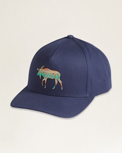 MOOSE EMBROIDERED HAT IN NAVY image number 1