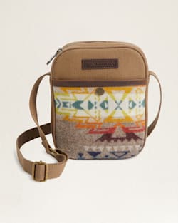 HIGHLAND PEAK CROSSBODY SATCHEL IN TAN MULTI image number 1
