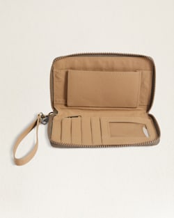 ALTERNATE VIEW OF HIGHLAND PEAK SMARTPHONE WALLET IN TAN MULTI image number 3