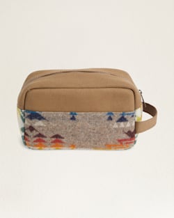 ALTERNATE VIEW OF HIGHLAND PEAK CARRYALL POUCH IN TAN MULTI image number 2